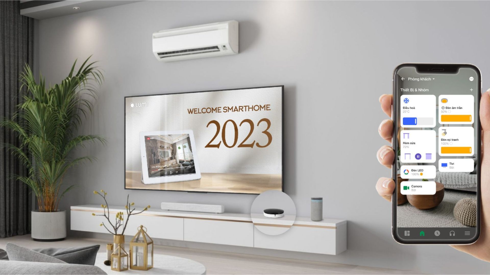 điều khiển điều hòa từ xa bằng điện thoại