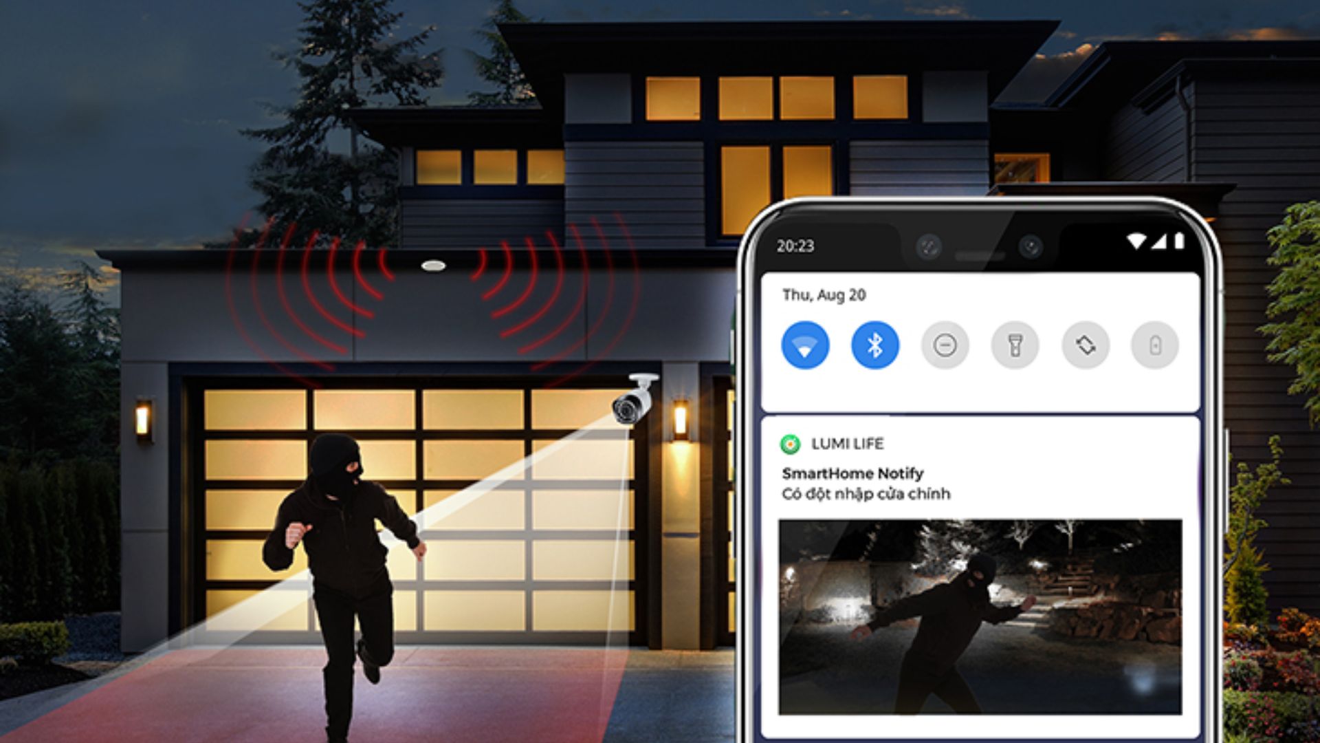hệ thống chống trộm gia đình