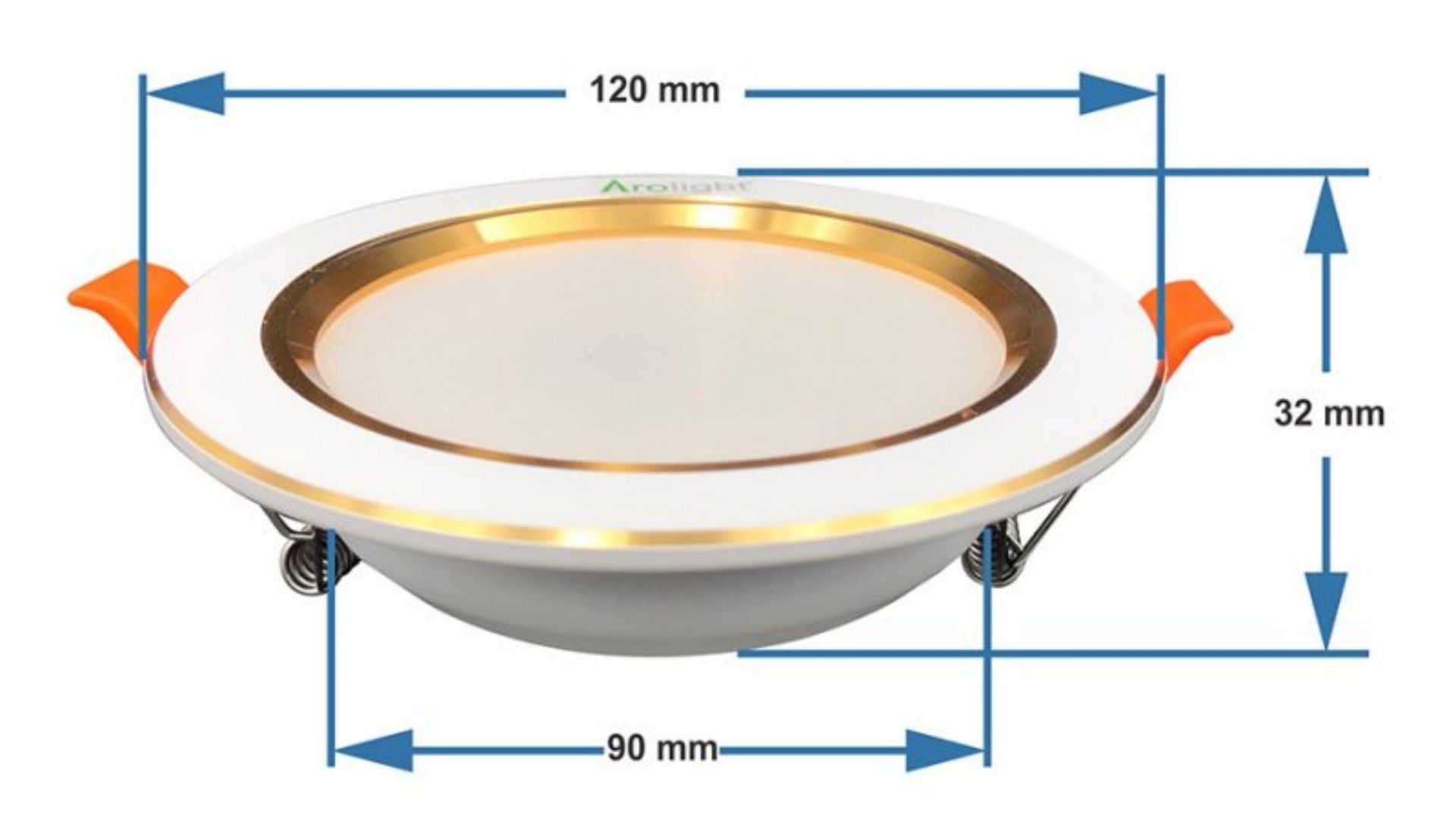 kích thước đèn spotlight âm trần